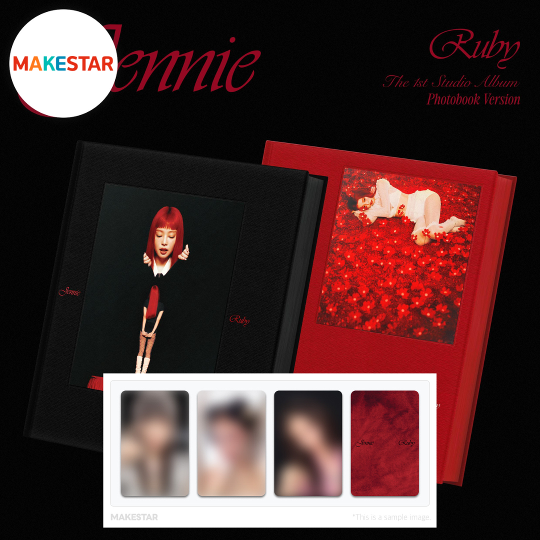 JENNIE - 1st Studio Album [RUBY] (PHOTOBOOK) + MAKESTAR GIFT