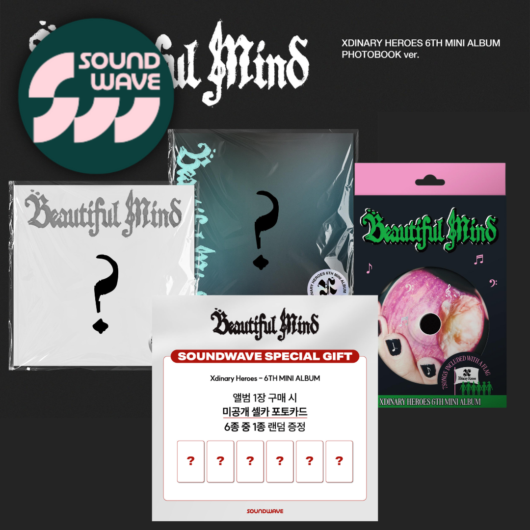 (PREVENTA) XDINARY HEROES - 6th Mini Album [Beautiful Mind] + SOUNDWAVE GIFT