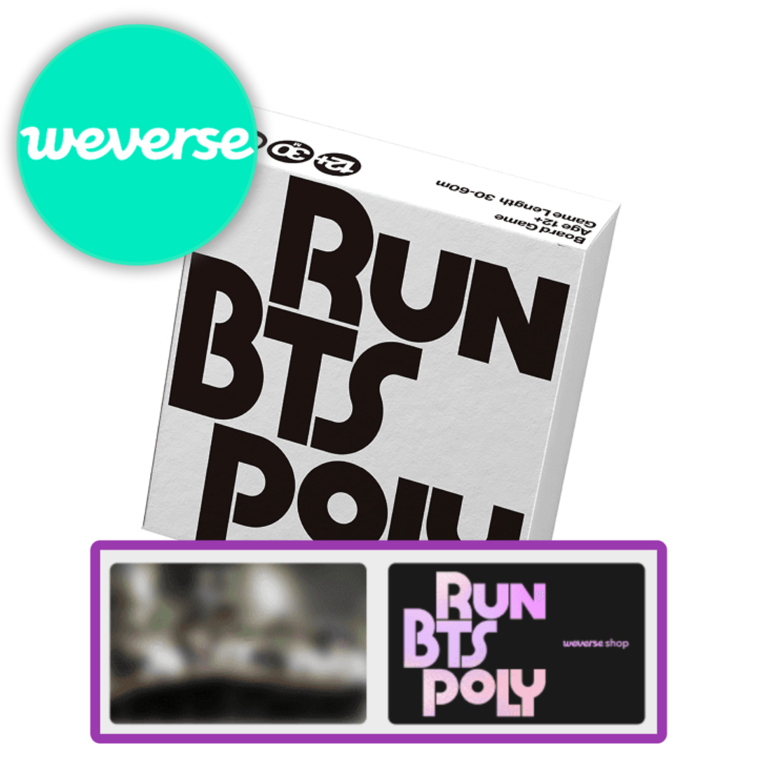 (PREVENTA) BTS - RUN BTS POLY HIGHLIGHT PACKAGE + WEVERSE GIFT