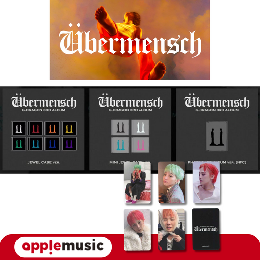 G-DRAGON - 3RD ALBUM [Übermensch] + APPLEMUSIC GIFT