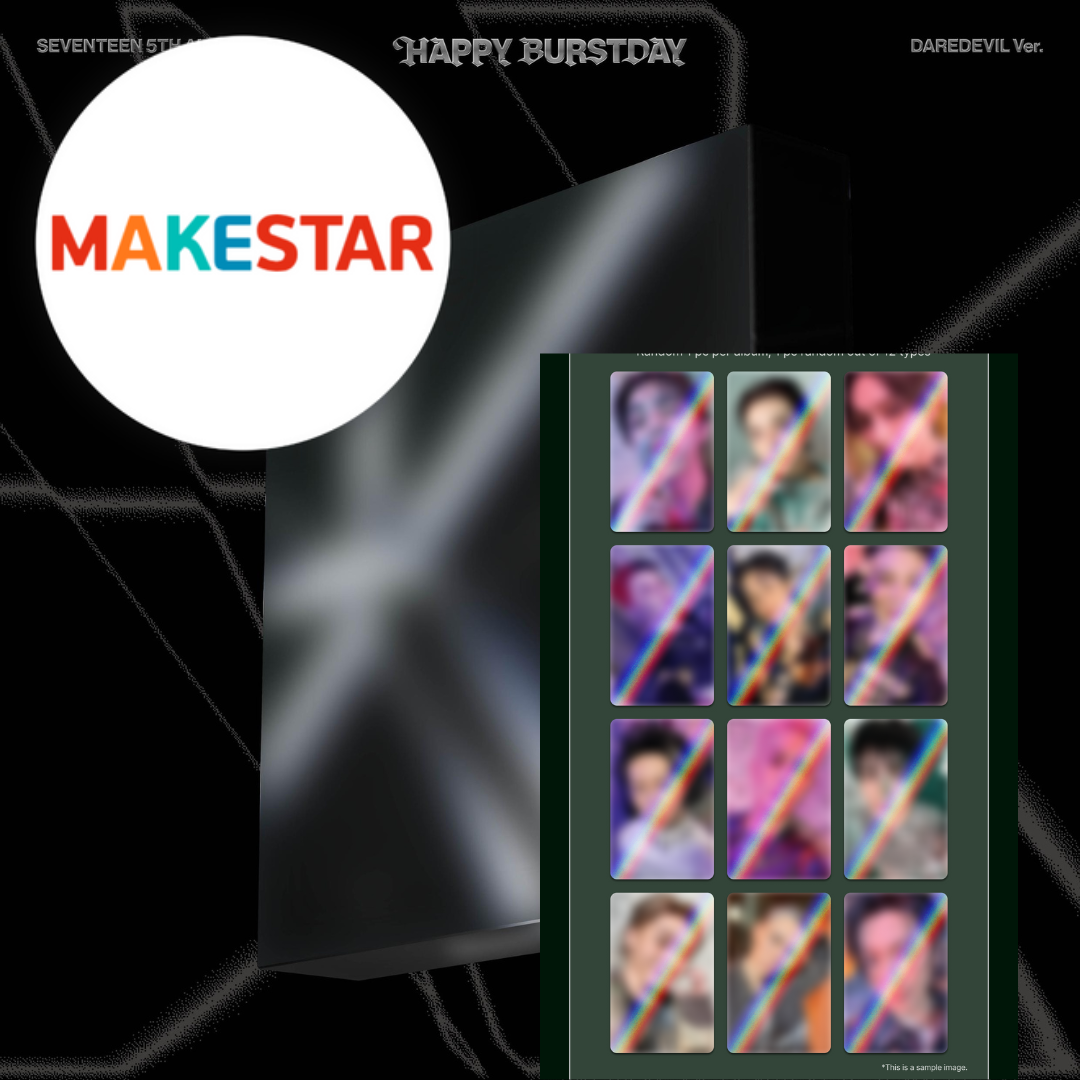 (PREVENTA) SEVENTEEN - 5th Album ‘HAPPY BURSTDAY’ (DAREDEVIL VER.) + MAKESTAR GIFT