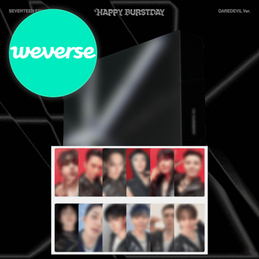 (PREVENTA) SEVENTEEN - 5th Album ‘HAPPY BURSTDAY’ (DAREDEVIL VER.) + WEVERSE GIFT