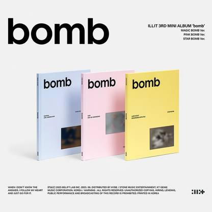 ILLIT - 3rd Mini Album [bomb]