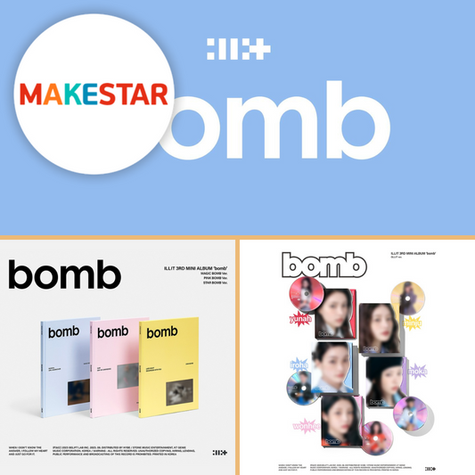 (PREVENTA) ILLIT - 3rd Mini Album [bomb] + MAKESTAR GIFT
