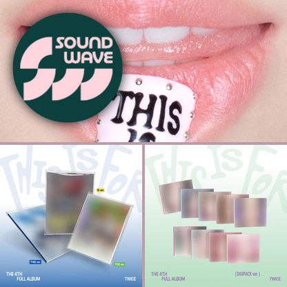 (PREVENTA) TWICE - 4th Full Album [THIS IS FOR] + SOUNDWAVE GIFT