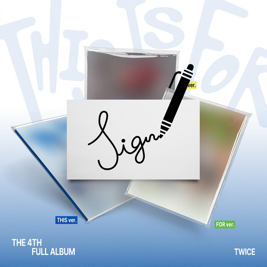 (PREVENTA) TWICE - 4th Full Album [THIS IS FOR] (SIGNED EXCLUSIVE)