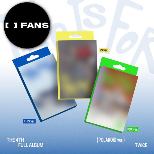 (PREVENTA) TWICE - 4th Full Album [THIS IS FOR] + FANS SHOP GIFT