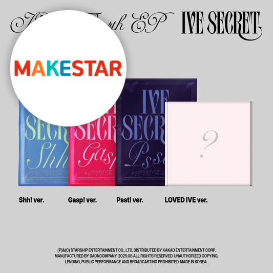 (PREVENTA) IVE - THE 4TH EP [IVE SECRET] + MAKESTAR GIFT