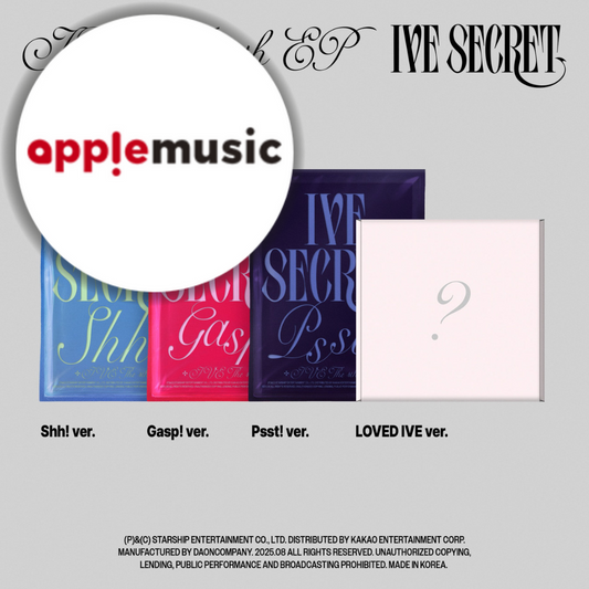 (PREVENTA) IVE - THE 4TH EP [IVE SECRET] + APPLEMUSIC GIFT