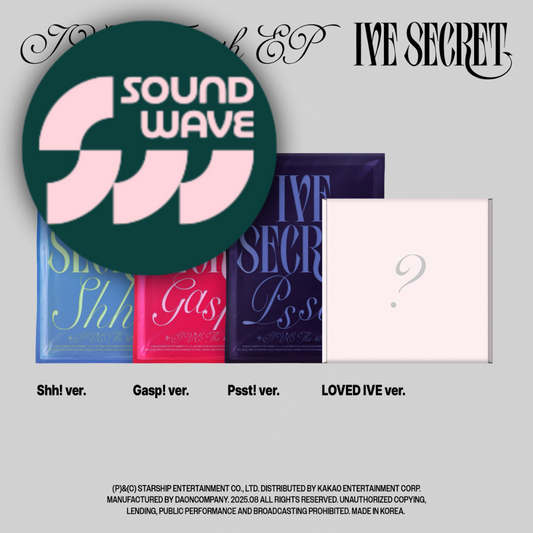 (PREVENTA) IVE - THE 4TH EP [IVE SECRET] + SOUNDWAVE GIFT
