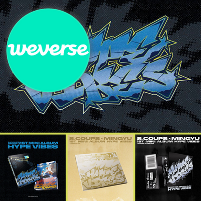 (PREVENTA) (SEVENTEEN) S.COUPS X MINGYU - 1ST MINI ALBUM [HYPE VIBES] + WEVERSE GIFT