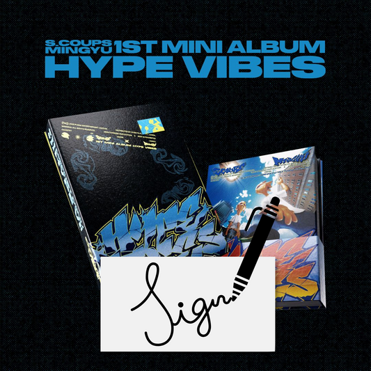 (PREVENTA) (SEVENTEEN) S.COUPS X MINGYU - 1ST MINI ALBUM [HYPE VIBES] (SIGNED)
