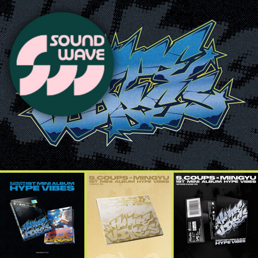 (PREVENTA) (SEVENTEEN) S.COUPS X MINGYU - 1ST MINI ALBUM [HYPE VIBES] + SOUNDWAVE GIFT