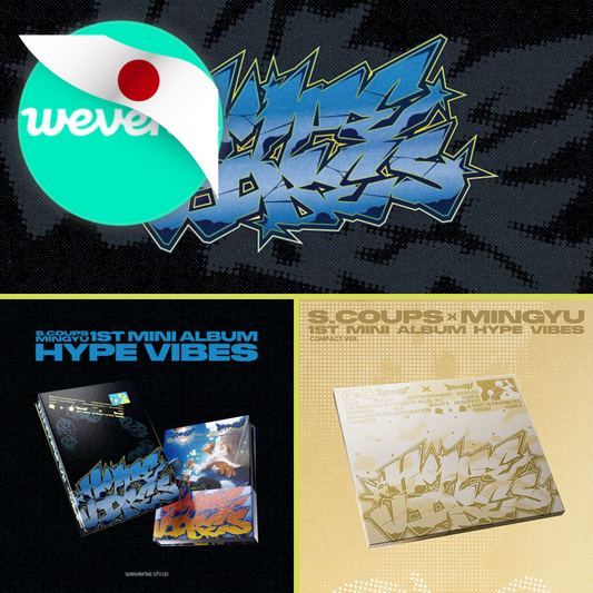 (PREVENTA) (SEVENTEEN) S.COUPS X MINGYU - 1ST MINI ALBUM [HYPE VIBES] + WEVERSE JAPAN GIFT