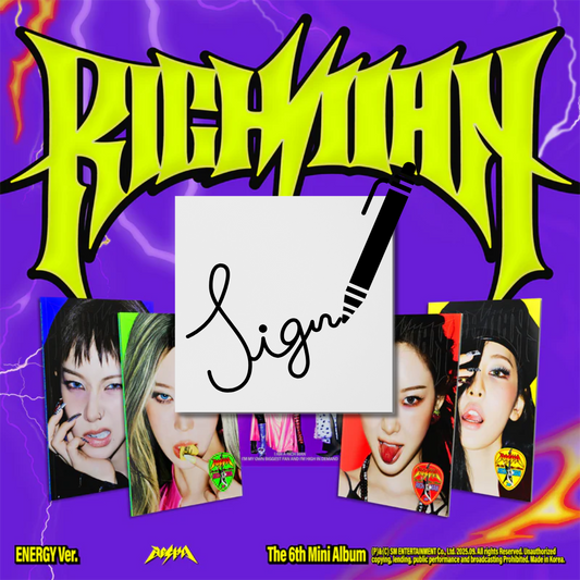 (PREVENTA) AESPA - [Rich Man] The 6th Mini Album ENERGY Ver (SIGNED)
