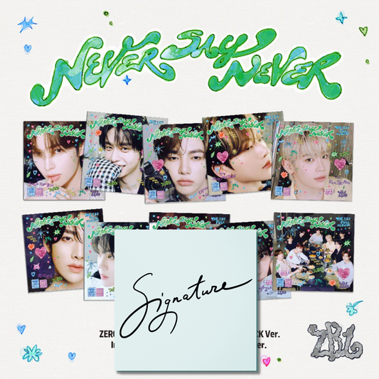 (PREVENTA) ZEROBASEONE - THE 1ST FULL ALBUM - NEVER SAY NEVER (SIGNED)
