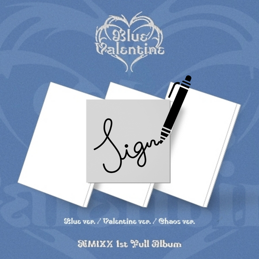 (PREVENTA) NMIXX - 1st Album [Blue Valentine] (US Exclusive) (SIGNED)