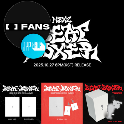 (PREVENTA) NEXZ - 3rd MINI ALBUM [Beat-Boxer] + FANS (JYP) GIFT