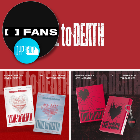 (PREVENTA) Xdinary Heroes - 7th Mini Album [LXVE to DEATH] + FANS (JYP) SHOP GIFT