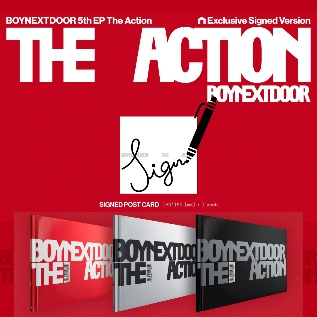 BOYNEXTDOOR - 5th EP [The Action] (SIGNED)