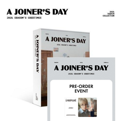 (PREVENTA) TAEMIN - 2026 SEASON’S GREETINGS [A JOINER’S DAY] + P.O.B