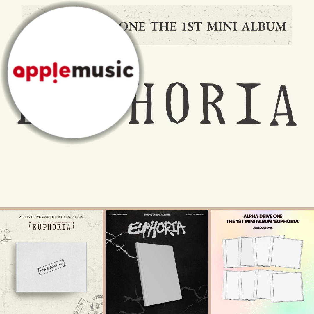 (PREVENTA) ALPHA DRIVE ONE - THE 1ST MINI ALBUM [EUPHORIA] + APPLE MUSIC GIFT