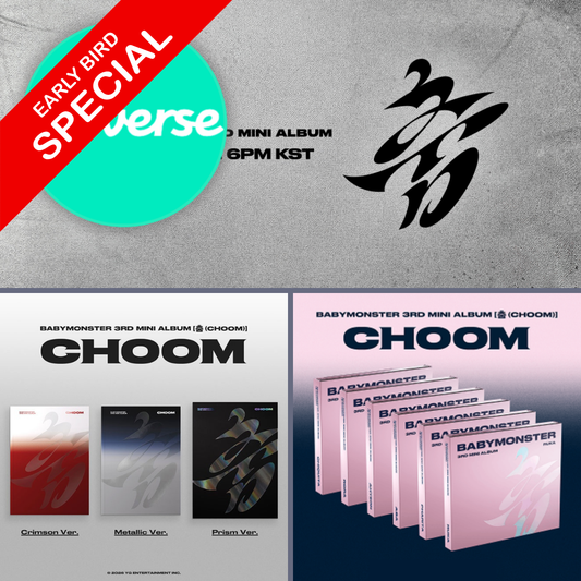 (PREVENTA) BABYMONSTER - 3rd MINI ALBUM [CHOOM] + WEVERSE EARLY-BIRD GIFT