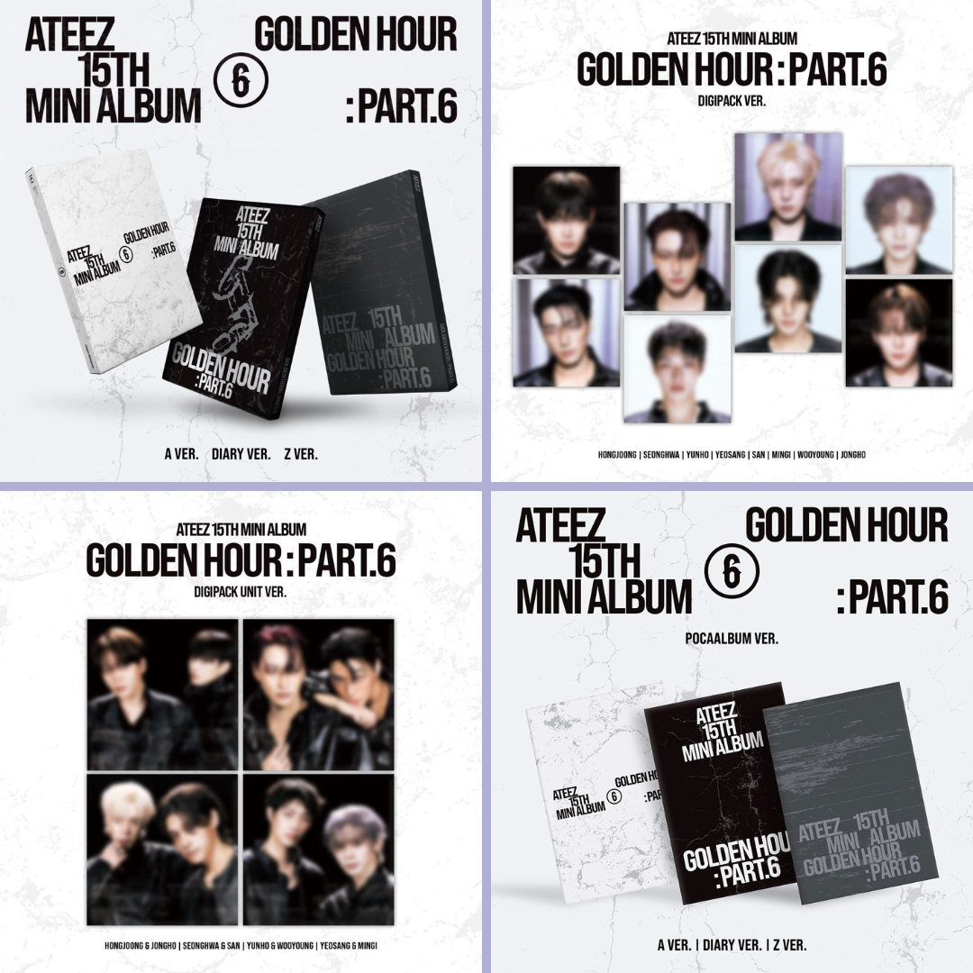 (PREVENTA) ATEEZ - 15TH MINI ALBUM [GOLDEN HOUR : Part.6]