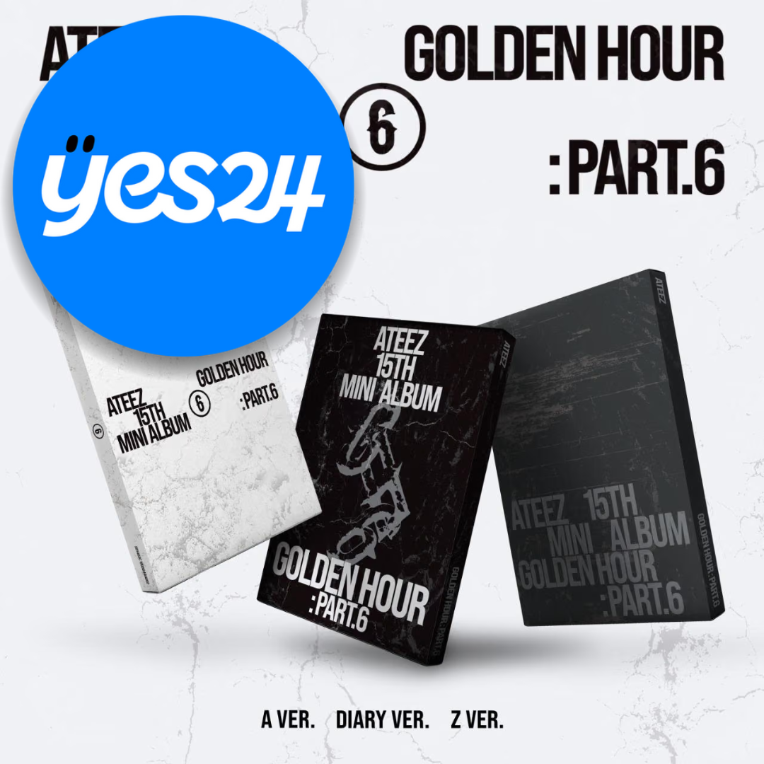 (PREVENTA) ATEEZ - 15TH MINI ALBUM [GOLDEN HOUR : Part.6] + YES24 GIFT