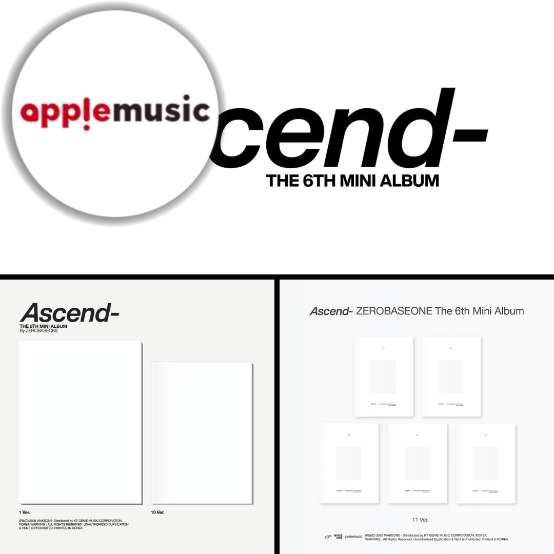 (PREVENTA) ZEROBASEONE - The 6th Mini Album [Ascend-] + APPLEMUSIC GIFT
