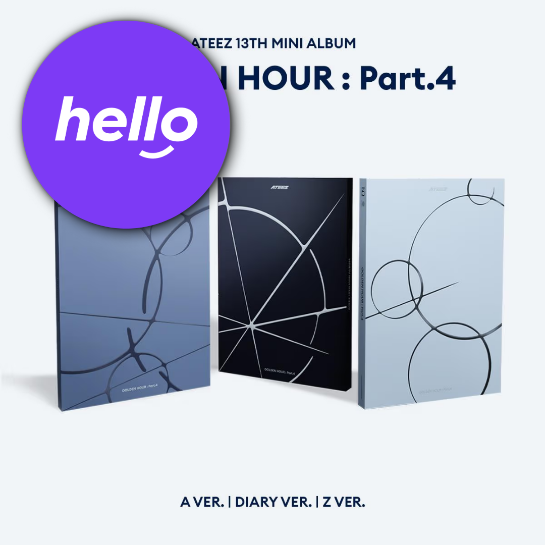 (PREVENTA) ATEEZ - 13TH MINI ALBUM [GOLDEN HOUR : Part.4] + HELLOLIVE GIFT