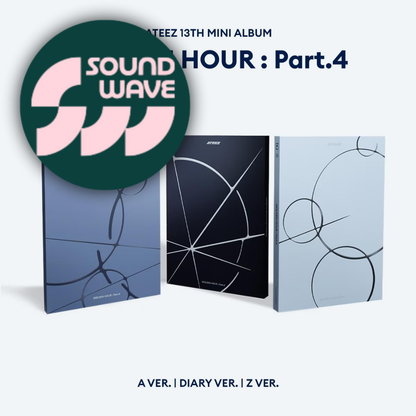 (PREVENTA) ATEEZ - 13TH MINI ALBUM [GOLDEN HOUR : Part.4] + SOUNDWAVE GIFT