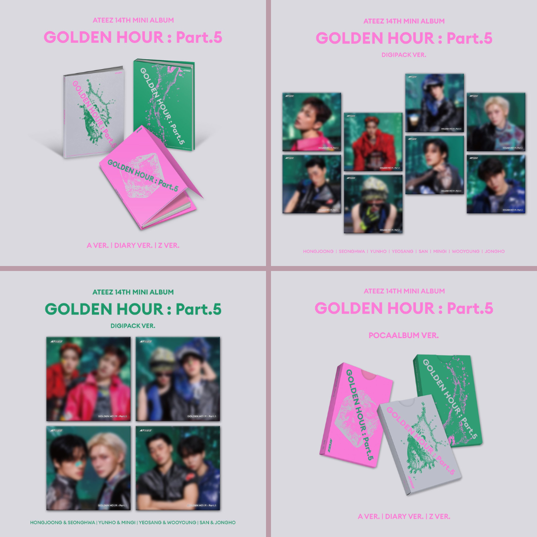 (PREVENTA) ATEEZ - 14th mini album - GOLDEN HOUR: PART.5