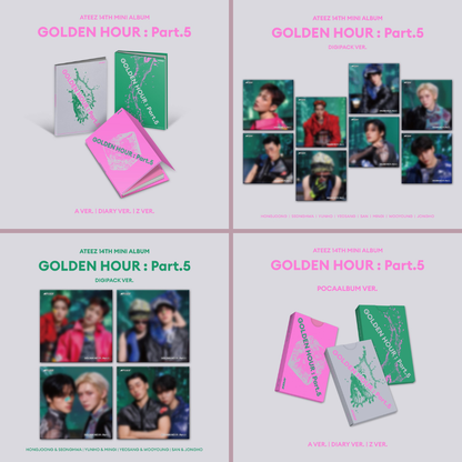 (PREVENTA) ATEEZ - 14th mini album - GOLDEN HOUR: PART.5