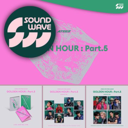 (PREVENTA) ATEEZ - 14th mini album - GOLDEN HOUR: PART.5 + SOUNDWAVE GIFT