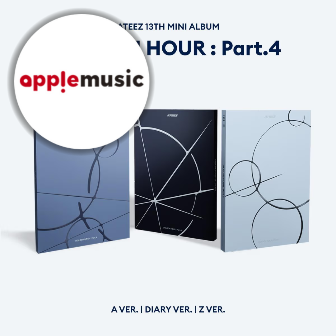 (PREVENTA) ATEEZ - 13TH MINI ALBUM [GOLDEN HOUR : Part.4] + APPLEMUSIC GIFT