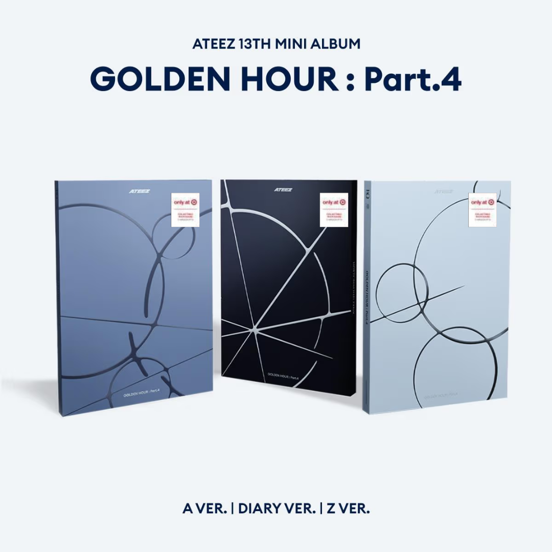 (PREVENTA) ATEEZ - 13TH MINI ALBUM [GOLDEN HOUR : Part.4] (TARGET EXCLUSIVE)