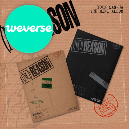 (PREVENTA) YOON SAN HA - 3RD MINI ALBUM [NO REASON] + WEVERSE GIFT