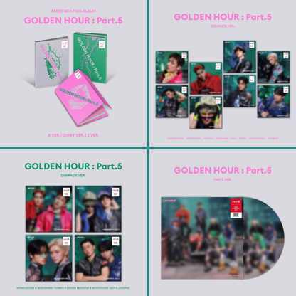 (PREVENTA) ATEEZ - 14th mini album - GOLDEN HOUR: PART.5 (TARGET EXCLUSIVE)