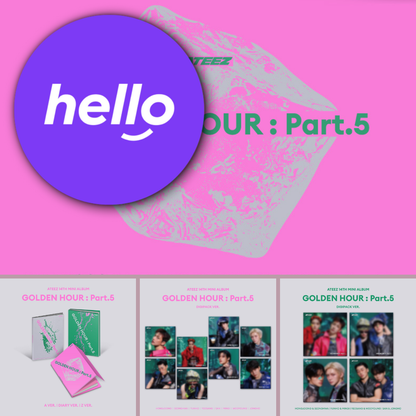 (PREVENTA) ATEEZ - 14th mini album - GOLDEN HOUR: PART.5 + HELLOLIVE
