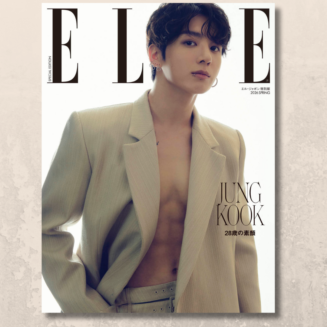 (PREVENTA) (BTS) JUNG KOOK - SPRING 2026 [ELLE] JAPAN