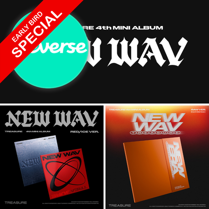 (PREVENTA) TREASURE - 4th MINI ALBUM [NEW WAV] + WEVERSE GIFT. (EARLY-BIRD)