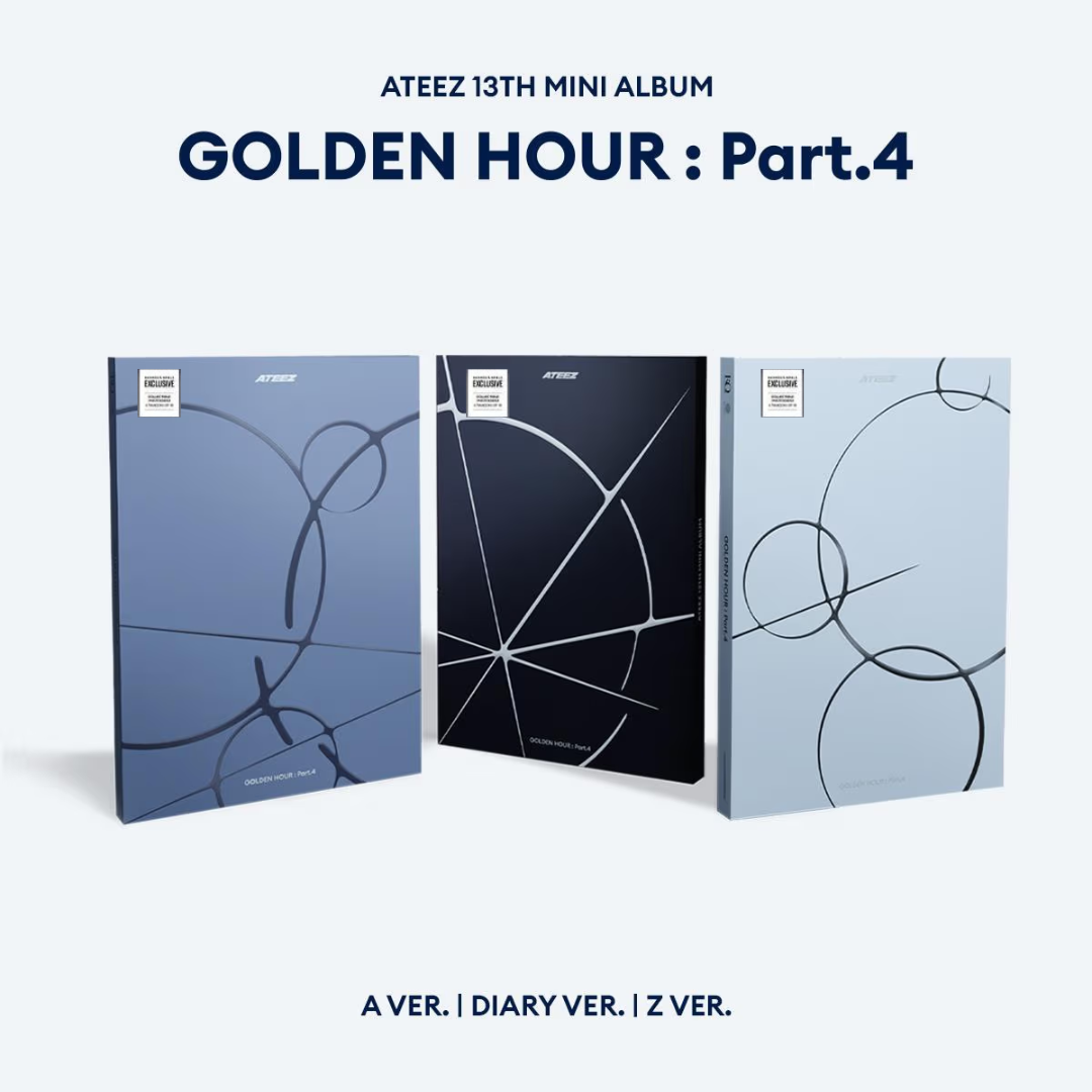 (PREVENTA) ATEEZ - 13TH MINI ALBUM [GOLDEN HOUR : Part.4] (BARNES & NOBLE EXCLUSIVE)