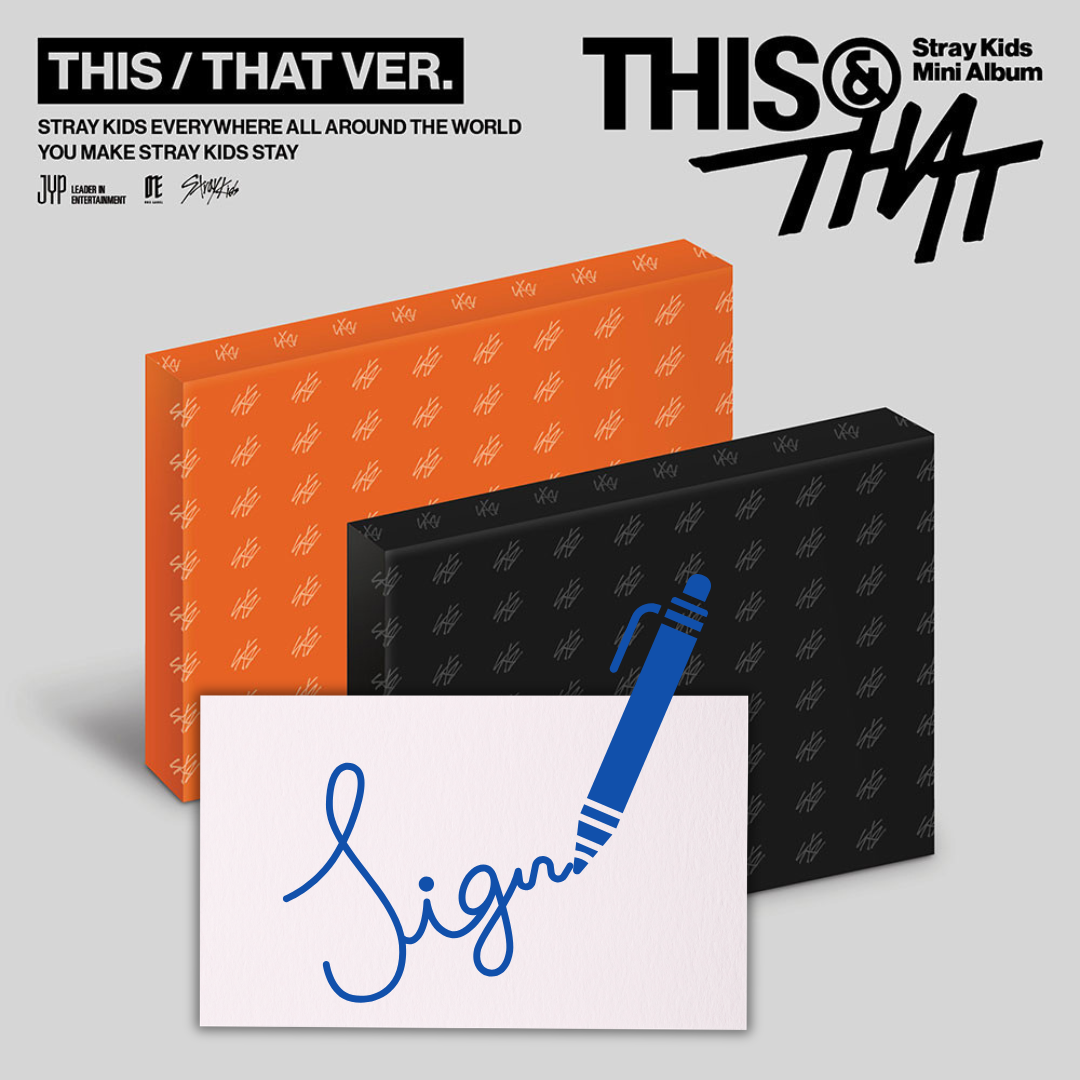 (PREVENTA) STRAY KIDS - mini album [THIS & THAT] (SIGNED)