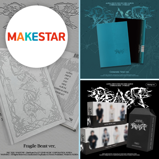 (PREVENTA) ALPHA DRIVE ONE - 2ND ALBUM [UNBREAKABLE : 少年BEAST] + MAKESTAR GIFT