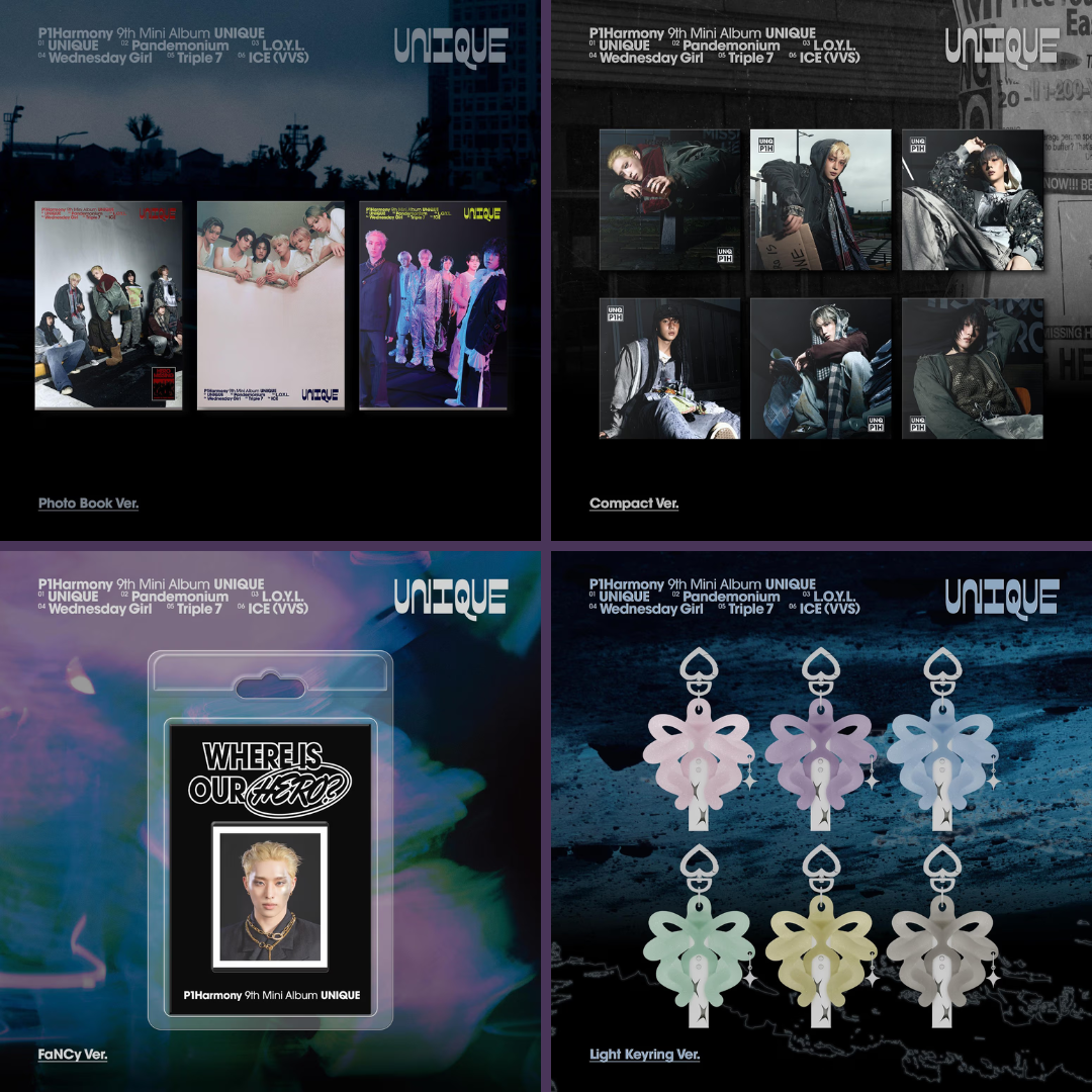 (PREVENTA) P1HARMONY - 9th Mini Album [UNIQUE]