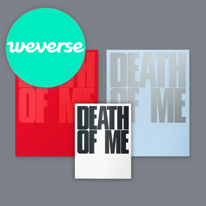 (PREVENTA) EVAN - 1st Mini Album - DEATH OF ME + WEVERSE GIFT