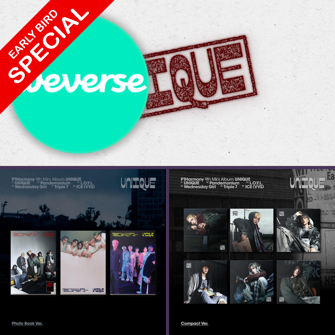 (PREVENTA) P1HARMONY - 9th Mini Album [UNIQUE] + WEVERSE EARLY-BIRD GIFT
