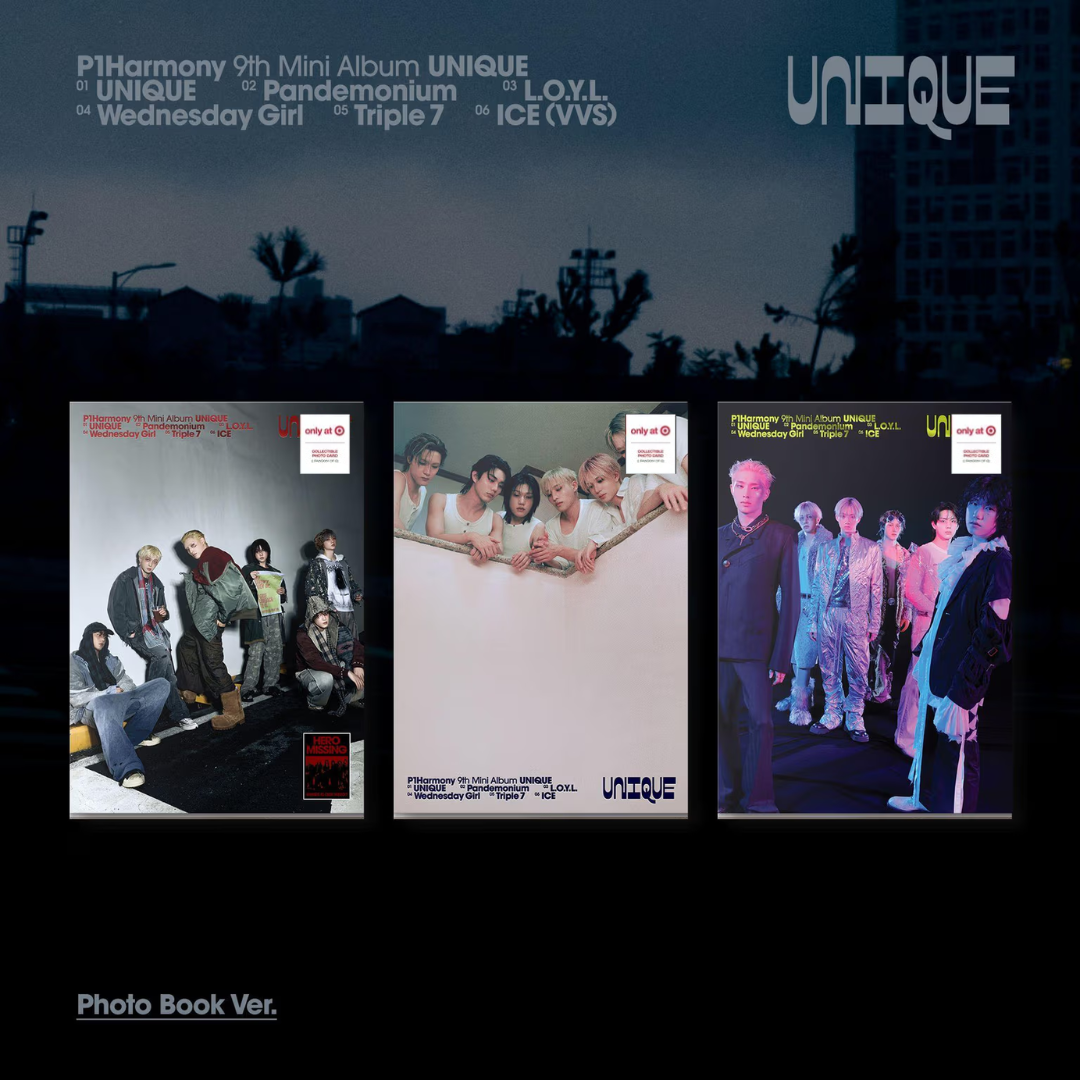 (PREVENTA) P1HARMONY - 9th Mini Album [UNIQUE] (TARGET EXCLUSIVE)