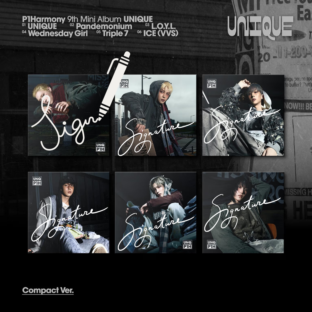 P1HARMONY - 9th Mini Album [UNIQUE] - SIGNED